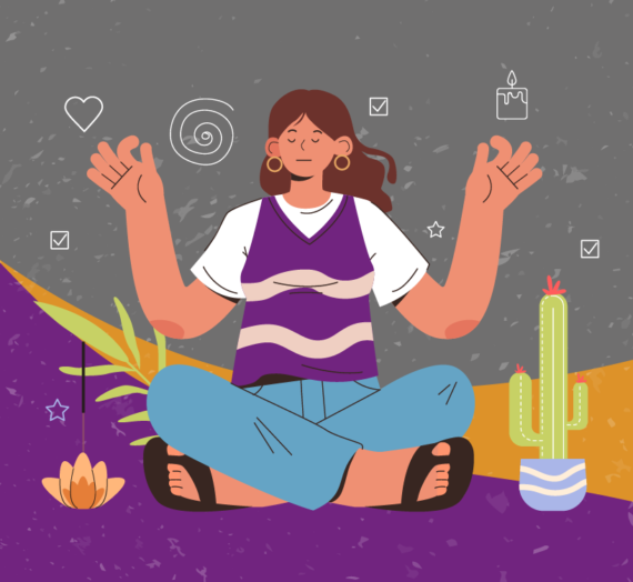 Acalmando a mente ansiosa com a meditação.